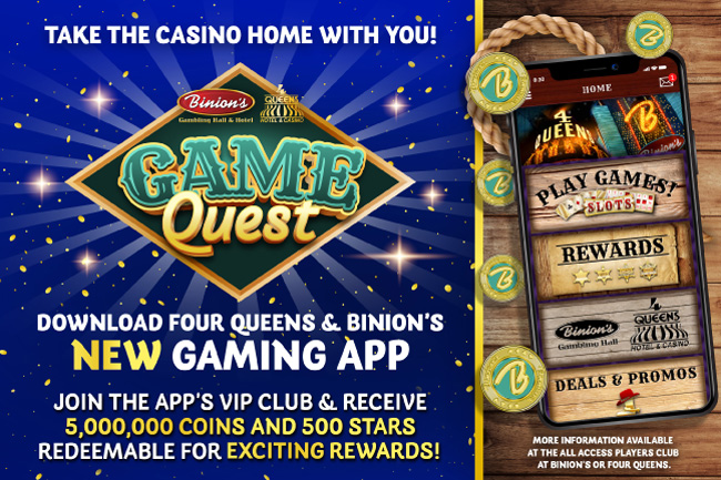 New Four Queens Gaming App